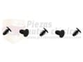 Kit 5 grapa tapicería Opel, Citroën, Peugeot PSA (negra) OEM: 896457