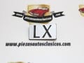 Anagrama de plástico base gris LX Simca 1200 (60x30)