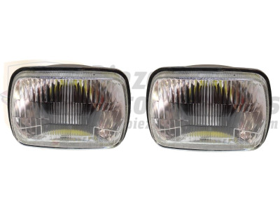 Pareja De Ópticas De Faro H4 Kinby Seat 127 ( con deflector sin posición )