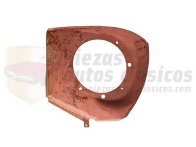 Ojal de faro delantero derecho Seat 1400 C y 1500 monofaro (antiguo stock)