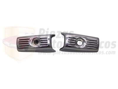 Pareja embellecedores asidero cromados Seat 1400 y 1500 OEM CA-53535000