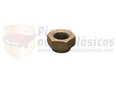 Tuerca buje rueda delantera Seat 124, 124 Sport (1.8), 1430 (1.6), y 132 M18x1,5 llave 27mm rosca derechas