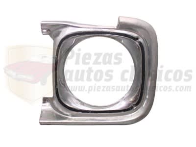 Cerquillo de faro aluminio delantero izquierdo Dodge Dart (reparado sin anonizar)