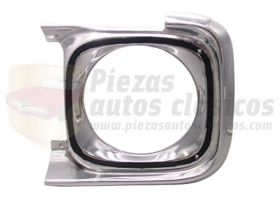 Cerquillo de faro aluminio delantero izquierdo Dodge Dart (reparado y anonizado)