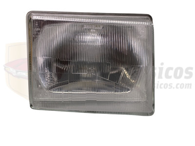 óptica de faro derecho H4 Fiat uno recambio calidad original Magneti Marelli Ref:03846000