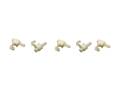 Kit 5 grapas fijación tubo encaje de 6mm para encajarle de 9mm