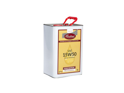 Aceite de motor para coche clasico RestomHuilemoteur 5L 15W50