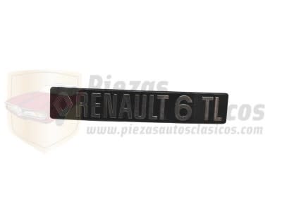 Anagrama Rombo Renault 6 TL plástico OEN 7700652978 (con tara)