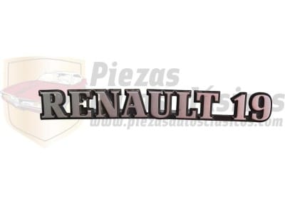 Anagrama Renault 19