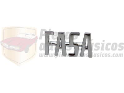 Anagrama FASA Para Renault 8 y 4