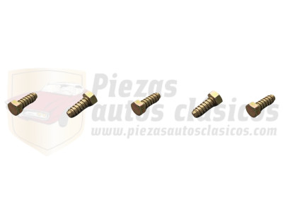 Kit 5 tornillos sujeción aleta Renault 6,3x15 OEM: 0607273300