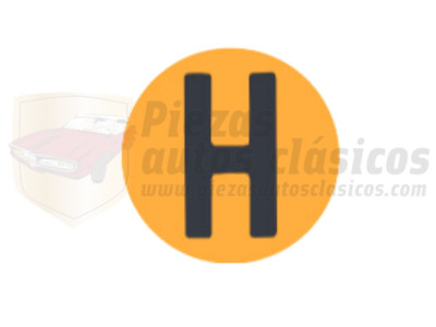 Adhesivo distintivo reflectante vehículo histórico 60mm