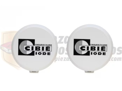 Juego 2 Tapas Cibie Para Faro Oscar Diámetro 180mm ( letras en relieve ) Fabricación Piezasautosclasicos de calidad original