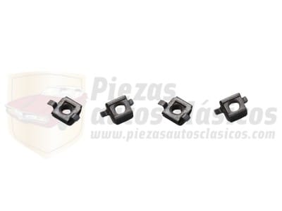 Kit de 4 tuercas enjauladas M6 (12,5x12,x8) Renault OEN 7703044055-1