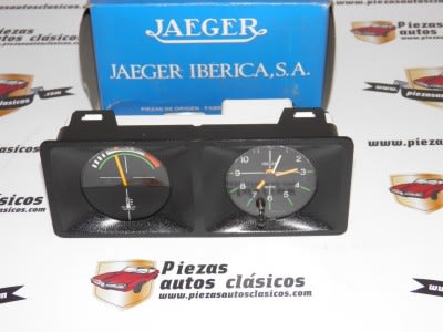 Conjunto Indicador Temperatura y Reloj Renault 14 Ref:JAEGER6487