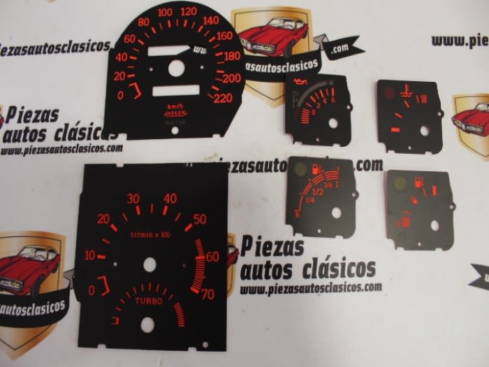 col china camisa Pase para saber kit diales cuadro Renault 5 GT Turbo - piezasautosclasicos