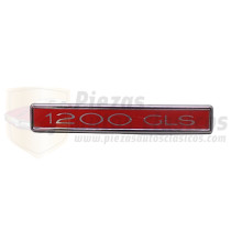 Anagrama Simca 1200 GLS 131x20mm