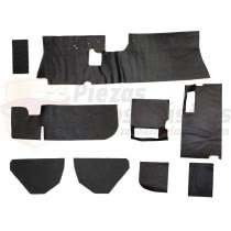 Kit de insonorización de 9 piezas negro para Dyane