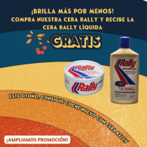 Promoción Cera Rally 2x1 con Cera Líquida Gratis