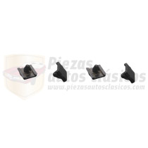 Kit de 4 grapas extremo de moldura Renault 5