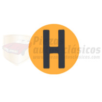 Adhesivo distintivo reflectante vehículo histórico 60mm