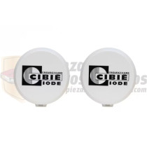 Juego 2 Tapas Cibie Para Faro Super Oscar Diámetro 210mm ( letras en relieve )