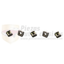 Kit de 5 tuercas enjauladas M6 (12x12x8,6) OEM 7703044044