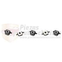 Kit de 5 tuercas enjauladas M5 Renault (12,5x11x6) OEN 7703044049