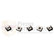 Kit de 5 tuercas enjauladas M4 (12,5x12x8) OEM 7703044034