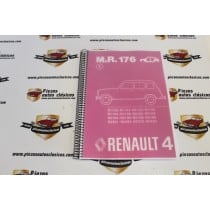 Manual De Reparación 176 (carroceria) Renault 4 copia encuadernada