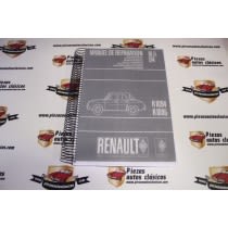 Manual de reparación 94. Renault Gordini, Ondine, Dauphine R1094/R1095 copia encuadernada