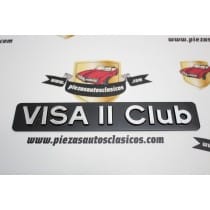Anagrama adhesivo Citroën Visa II Club