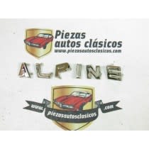Kit letras Anagrama Alpine ( 21mm )