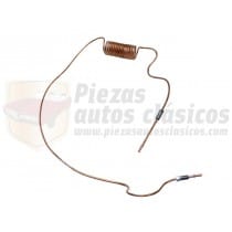 Tubo de freno trasero para bombines M8x125 izquierdo o derecho Citroën 2CV, Dyane, Acadiane, Mehari