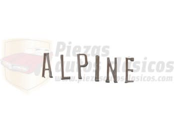 Kit Letras Anagrama Alpine ( 31mm )
