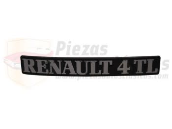 Anagrama Renault 4 TL plástico 7700697701 (con leve tara en pintura de las letras, ver fotos)