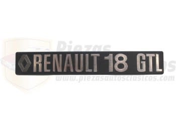 Anagrama Rombo Renault 18 GTL (con tara, ver fotos)