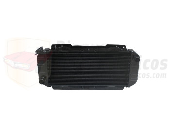 Radiador refrigeración cobre Ford Fiesta MK1 motor 0.9 y 1.1 (500x225x38mm) Montaña, equivale a Valeo 961401