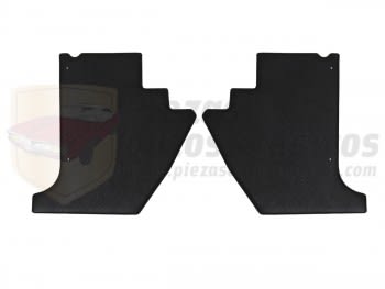 Conjunto paneles tapizados interiores en piel negro sin bolsillo,pilar "A" Dodge Dart