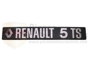 Anagrama metálico Rombo Renault 5 TS