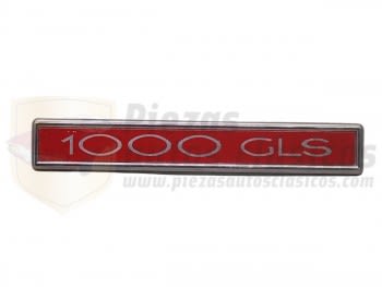Anagrama Simca 1000 GLS 131x20mm.