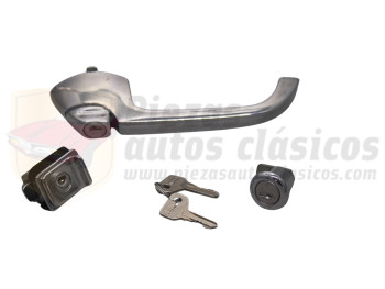 Kit manilla delantera derecha, guantera y tapón de gasolina Seat 1500 (misma llave)