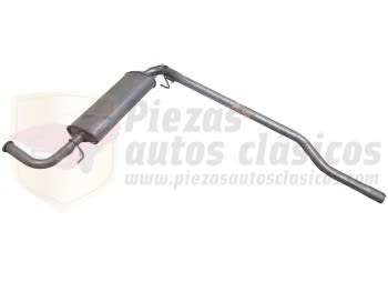 Silencioso de escape trasero Fonos Seat Ibiza GL-GLX 1.2-1.5,Diesel LD 1.7 y Inyección