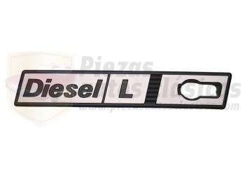 Anagrama metálico Diesel L Seat Ritmo (197 x 35)