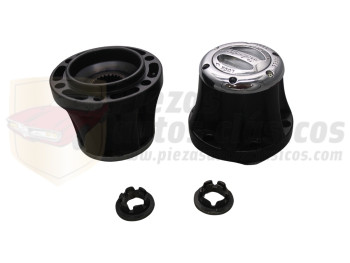 Conjunto desbloqueo ruedas libres eje delantero Land Rover 3ª serie (24 estrias)