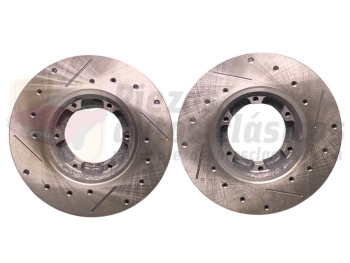 Par De Discos De Freno Racing Renault 4,5,6,7,12 y 18