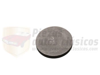 Pastilla reglaje válvula motores Seat biarbol grosor 3,85 diámetro 32.8mm