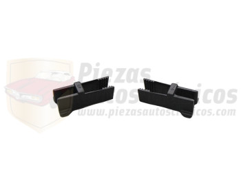 Pareja de grapas fijación seguro puerta Peugeot 405 y 806 y Renault Laguna y Safrane