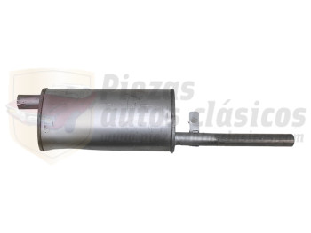 Silencioso de escape trasero Renault 6 TL y GTL