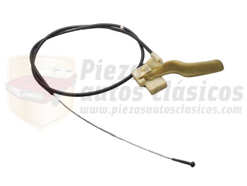 Cable capó Opel Corsa 1985-1993 izquierdo mando en blanco 1486mm OEM: 1178447/ 999033